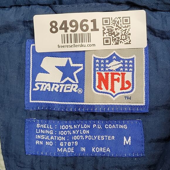 Vintage Dallas Cowboys Anorak Hooded Jacket Medium 24x26 Baggy Oversized 90s - Picture 16 of 16